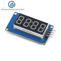 【☊HOT☊】 rongjia โมดูลจอแสดงผลแอลอีดี Tm1637สำหรับ Arduino 7ส่วน4บิต0.36นิ้วขั้วแอโนดสีแดงนาฬิกาดิจิตอลหลอดสี่ไดร์เวอร์แผ่นบรรจุ