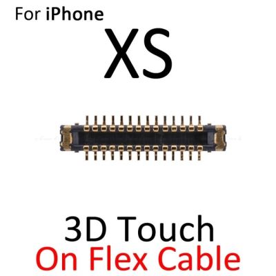 2ชิ้น Lot สำหรับ Iphone X Xr Xs Max Lcd ดิจิไทเซอร์แสดง3มิติขั้วต่อทัชสกรีนบนสายเมนบอร์ดโค้ง