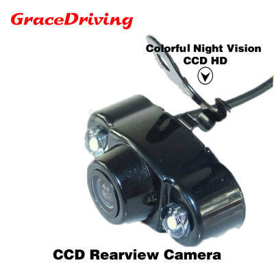 CCD Universal Waterproof Night Vision HD Car Rear View Reverse Camera for Backup Parking Sensor Color 170 Degrees 12V