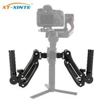 Z-Axle Spring Damped Stabilizer Dual Handle Grip with 1/4 Screw Hole for DJI Ronin S/SC RS2 RSC2 RS3 Handheld Gimbal Stabilizer