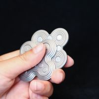 Four Leaf Clover Magnetic Push Slider Fidget Slider Adult EDC Metal Fidget Toy Hand Spinner Antistress Autism Sensory Toys Gifts Fidget Spinners  Cube