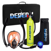 1L Air Cylinder Scuba Tank Oxygen Cylinder 20 Minutes Capability Diving Oxygen Underwater Breathing Device Snorkeling Equipment