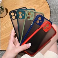 เคสขอบสีหลังขุ่น สำหรับ xiaomi - redmi 8 8a A1 A2 A1+ A2+ 12 12C  Note12(4G) Note12(5G) Note12pro note11 por note11s redmi 10a 10c redmi 9 9a 9c 9t