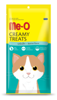 Me-o Creamy Bonito Flavor ขนมแมวเลีย รส โบนิโตะ ซองละ15g (รุ่น 4 ซอง)
