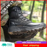 DS Hiking shoes Tactical military boots Breathable high-top military boots Men