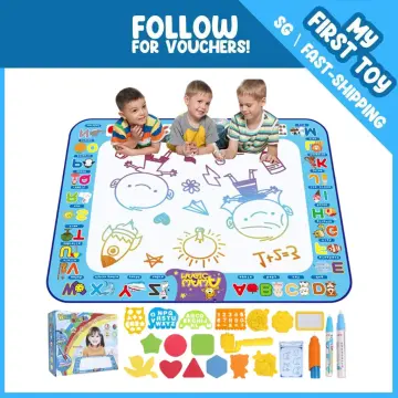 Magic Water Drawing Mat Coloring Doodle Mat With Magic Pens