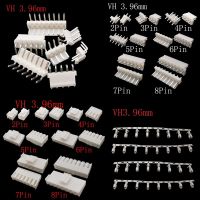 20Pcs/lot VH 3.96mm 2P/3/4/5/6/7/8Pin Straight Pin/Right Angle Pin Female Male Header Connector VH-3.96 Terminal Plastic Housing Ceiling Lights