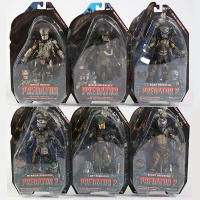 NECA AVP Alien vs. Predator City Hunter Warrior Shaman Stalker Masked Scar Predator Action Figure Collection Toy