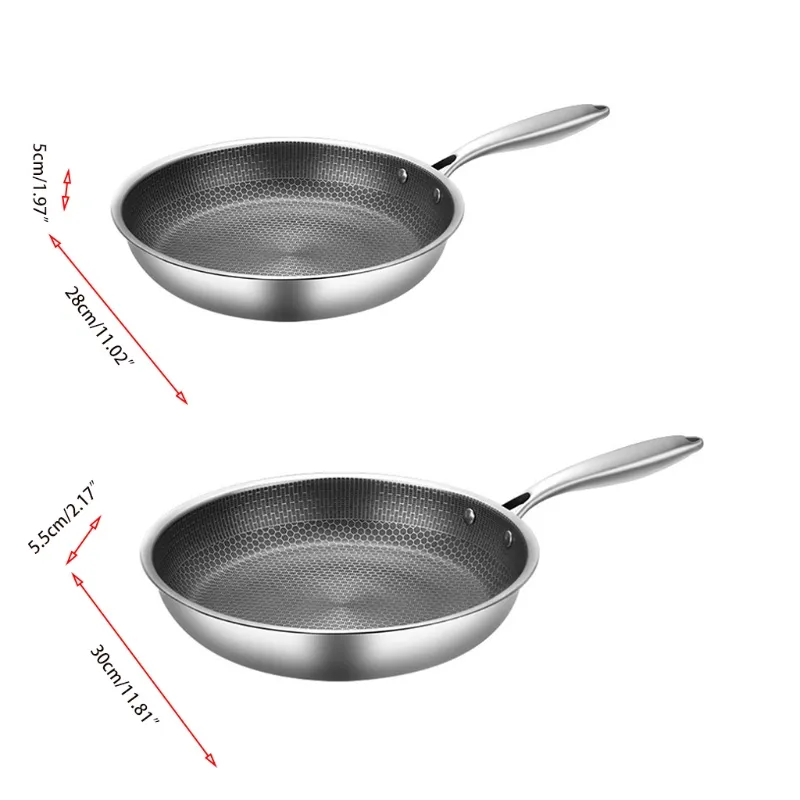 1pc, Non-Stick Cast Iron Skillet, 30cm/11.81'' Woks & Stir-Fry Pans,  Griddle, Chef's Pans, For Gas Stove Top And Induction Cooker, PFOA Free,  Cookware