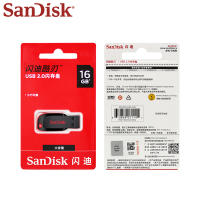 SanDisk USB 2.0 Pendrive CZ50 10ชิ้น128GB USB Flash Drive 64GB 16GB ไดรฟ์ปากกา32GB U Disk Mini Flash Drive 100 Originalhot