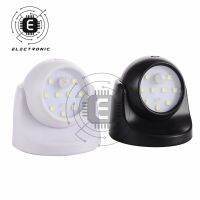 【CC】 PIR Sensor Night 9 Led Rotation Detector Wall Lamp On/Off Closet Hallway