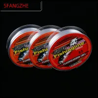 5FANGZHE 100m 100% Fluorocarbon ทนทาน 0.8-6LB ตกปลา เส้นใยเดี่ยว สายการประมง ไนลอน PA ลวดเชื่อม