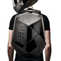 Large Capacity Motorcycle Helmet Backpack Carbon Fiber Motorcyclist Shoulder Bag Men Motocross Travel Bag Touring Riding Luggage