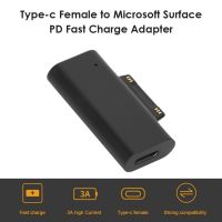 【CW】 For Microsoft Surface Pro 3-6 Go USB C PD Fast Charging Plug Converter for Surface Book USB Type C Female Adapter Connector New