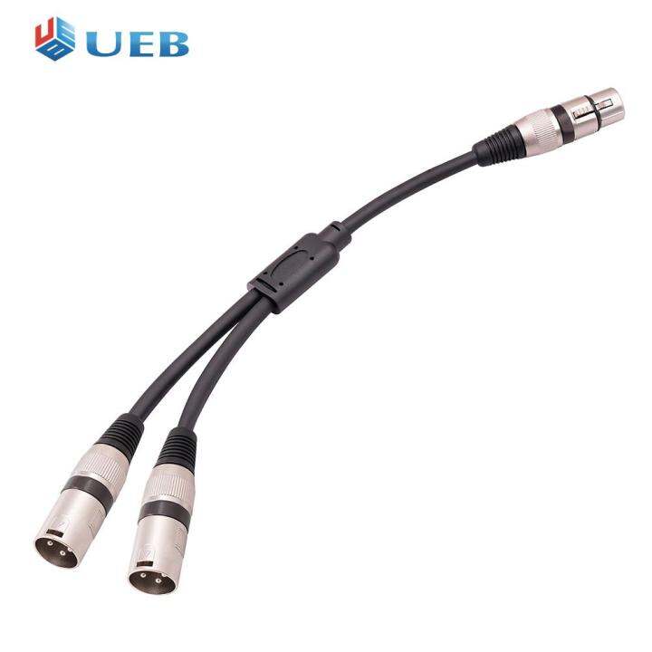 3-pin-xlr-ตัวเมียเป็นแบบคู่สายเคเบิลตัวผู้-xlr-50ซม-3-pin-สายเคเบิล-xlr-ลดเสียงรบกวนสำหรับลำโพงไมโครโฟนขยายเสียง