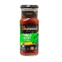 Import Foods? Sharwoods Mango Chutney with Chilli 360g ชัทนีย์ มะม่วงกับพริก