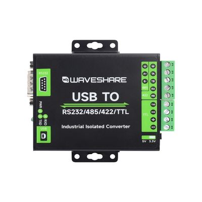 Waveshare FT232RNL Digital Isolated USB Converter USB to RS232/485/422/TTL Converter 300Bps-3Mbps Communication Rate