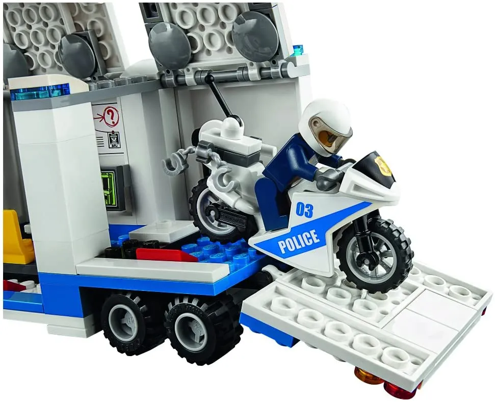 100% Original】 Lego City Police Mobile Command Center Truck 60139, Action  Police Motorcycle And Atv