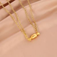 Vintage Punk Magnetic Heart Couples Necklace For Women Men Lovers 2023 Trend New Ring Pendant Neck Chain Valentine 39;S Day Gifts