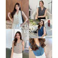 ◊ [พรีเฉพาะสี Cookie Snow white] Riley.apparels - Claire Vest