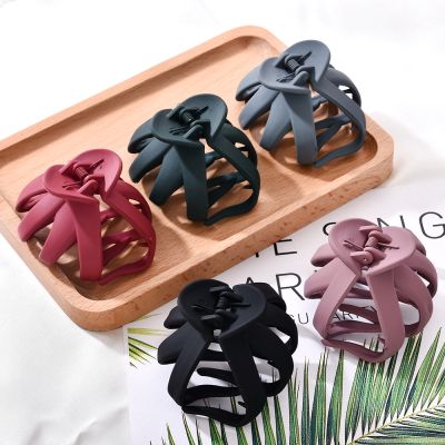 【CC】™◘  Hair Claw Clamps Metal Crab Clip Color Hairpin Large Size Accessories