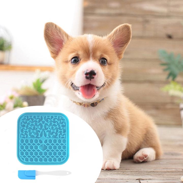 pet-lick-silicone-mat-for-dogs-pet-slow-food-plate-dog-bathing-distraction-silicone-dog-sucker-food-training-dog-feeder-supplies