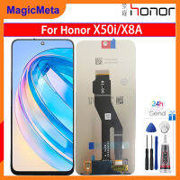 MagicMeta หน้าจอ6.7นิ้วสำหรับ Huawei ให้เกียรติ X8A/Honor X50i แอลซีดีหน้าจอสัมผัสหน้าจอดิจิตอล CRT-LX1 CRT-LX2 CRT-LX3ประกอบกับเครื่องมือ