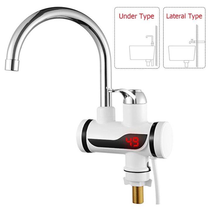 Electric Kitchen Water Heater Tap Instant Hot Water Faucet Heater Cold