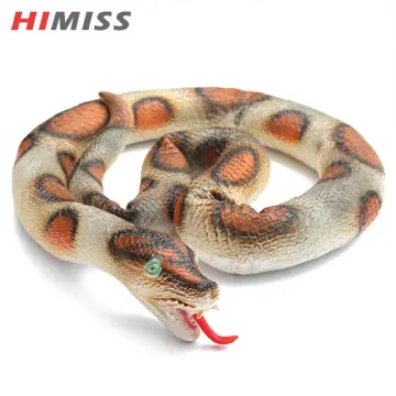 play snakes scary snake prank Python Figure Artificial Snake Toy