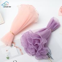 5 Yards Wave Mesh Yarn Flower Wrapping Paper DIY Arts Wedding Party Valentine 39;s Day Decor Bouquet Gift Packaging Lace Gauze