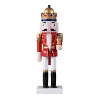 Creative Wooden Nutcracker Adorn Creative Wood King Ornament Lovely Home Decor Toy