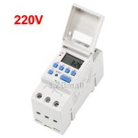 AHC15A New Power Outages Memory 220V Digital Timer Din Timer Digital with 16 Times on/off Per Day Time Set Range 1min-168H