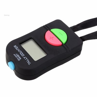 Baomy New Digital Tally Counter Electronic Manual Clicker Golf Gym Security Running