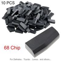 10pcs BLANK 4D68 ID68 40 Bits คาร์บอนชิปกุญแจรถชิปส่งผ่านสัญญาณ Fit สำหรับโตโยต้าไดฮัทสุ Lexus