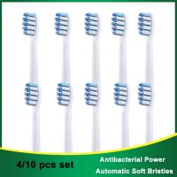 ๑✔◐ 10Pcs for Saky G32 Replacement Toothbrush Heads Sonic Electric ToothBrush cleaning apply Whitening DuPont Brush Heads