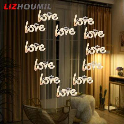 LIZHOUMIL ไฟความรัก Led โรแมนติกโคมไฟแขวนอุปกรณ์ห้องนอนสำหรับของตกแต่งงานแต่งงาน2023วันวาเลนไทน์