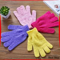 ถุงมืออาบน้ำ ถุงมือขัดผิวอาบน้ำ ขจัดเซลล์ผิวเก่า พร้อมส่ง Glove-style bath towel