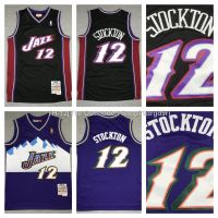 ☁◙ Utah Jazz 12 STOCKTON basketball jerseys 1998-99 MEN Sport jersey