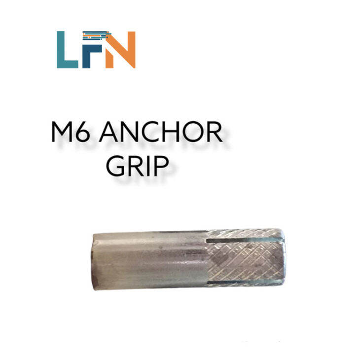 10pcs Anchor Grip M6 6mm Zinc Plated , DropIn Anchor, Anchor Grip