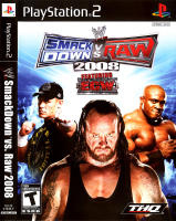 ? แผ่นเกมส์ PS2 ? WWE SmackDown! vs. Raw 2008 ⚔️ PlayStation 2