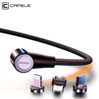 325วังฮีขายดี - / Cafele 3A Type C แม่เหล็ก USB C สายชาร์จอย่างรวดเร็วสายซิงค์ข้อมูล Type C สาย Micro USB สำหรับ iPhone ซัมซุง Xiaomi หัวเว่ย