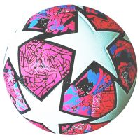 JANYGM Soccer Balls Size 5 Professional Red PU Material Wear-resistant Match Footballs Training League Stitch bola de futebol