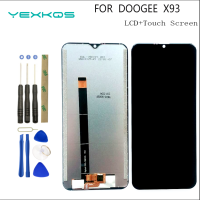 X93 Asal Doogee แผงวงจร6.1 "Doogee หน้าจอ LCD Skrin เซนเซอร์ X93