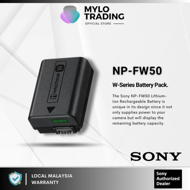 Sony NP-FW50 Lithium-Ion Rechargeable Battery (1020mAh) W Series