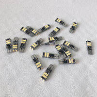 10ชิ้น T10หลอดไฟถอดรหัสโคมไฟหลอดไฟ26SMD C An BUS หลอดไฟ6000พันแสงสีขาว DC 12โวลต์