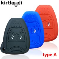 Silicone Car Flip Key Case for Chrysler Voyager 300c Pacifica for Dodge Avenger Caliber for Jeep Compass Patriot Cherokee Cover