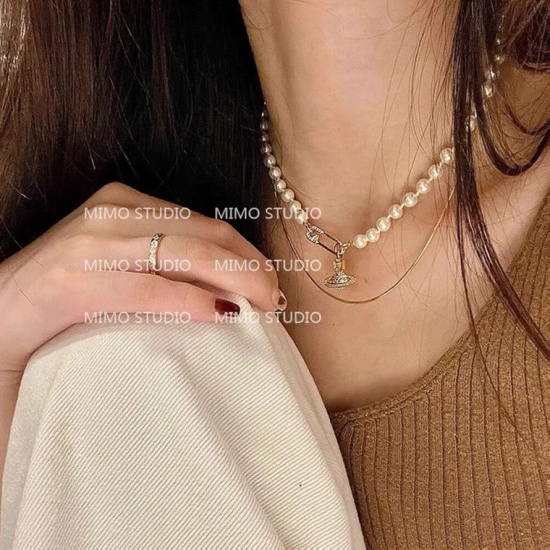 Saturn Necklace — Xyoë Jewelry