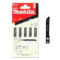 ใบเลื่อยจิ๊กซอว์ Makita No.5 ขนาด 40มม.  สำหรับตัดเหล็ก,โลหะบาง ความหนา 1-3มม. 1  แพ็คเกจบรรจุ 5ใบ