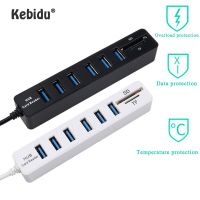 Kebidu USB HUB 3/6 Port Expander Hub Kecepatan Tinggi Multi Usb Splitter 2.0 HUB 3 HUB 3.0 Beberapa USB3.0 TF SD Card Reader untuk PC