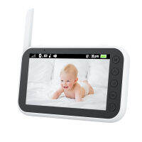 Wireless Baby Monitor 3.2 inch LCD IR Night Vision 2 way Talk 8 Lullabies Temperature monitor video nanny radio baby camera